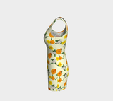 Pale Yellow Bodycon Dress - Objet D'Art