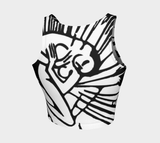 Kadinsky Athletic Crop Top - Objet D'Art