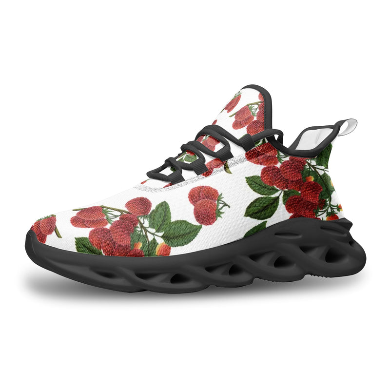 Colossal Raspberry Parfait Unisex Bounce Mesh Knit Sneakers - Objet D'Art