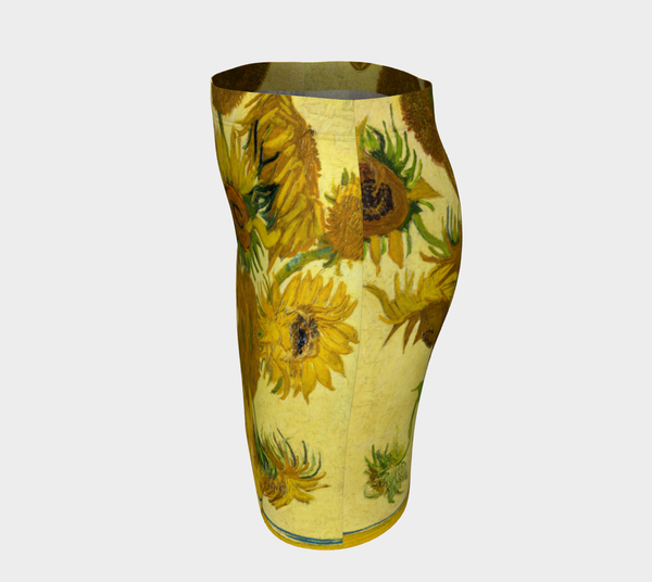 Van Gogh Almond Blossom Fitted Skirt - Objet D'Art
