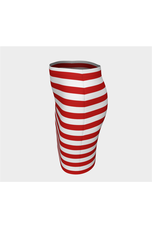 Striped Fitted Skirt - Objet D'Art