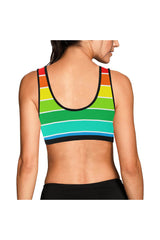 Rainbow Bright Sports Bra - Objet D'Art