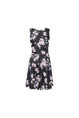 DK BLUE D19 BCK TOP Sleeveless Ice Skater Dress (D19) - Objet D'Art