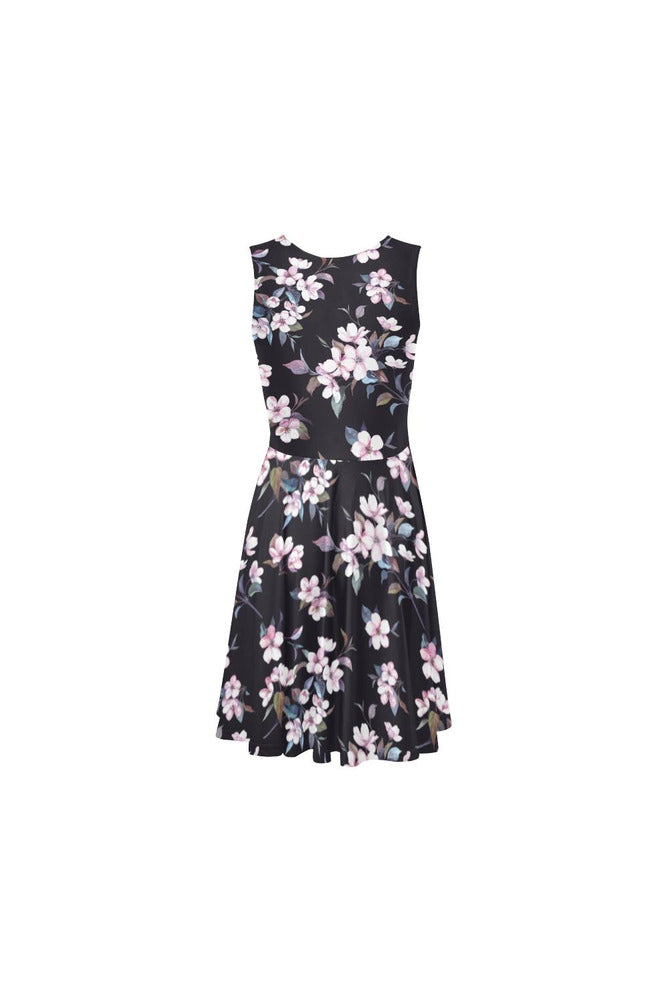 DK BLUE D19 BCK TOP Sleeveless Ice Skater Dress (D19) - Objet D'Art