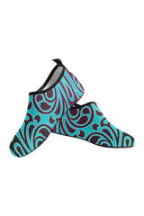 scroll wave 3 Women's Slip-On Water Shoes (Model 056) - Objet D'Art