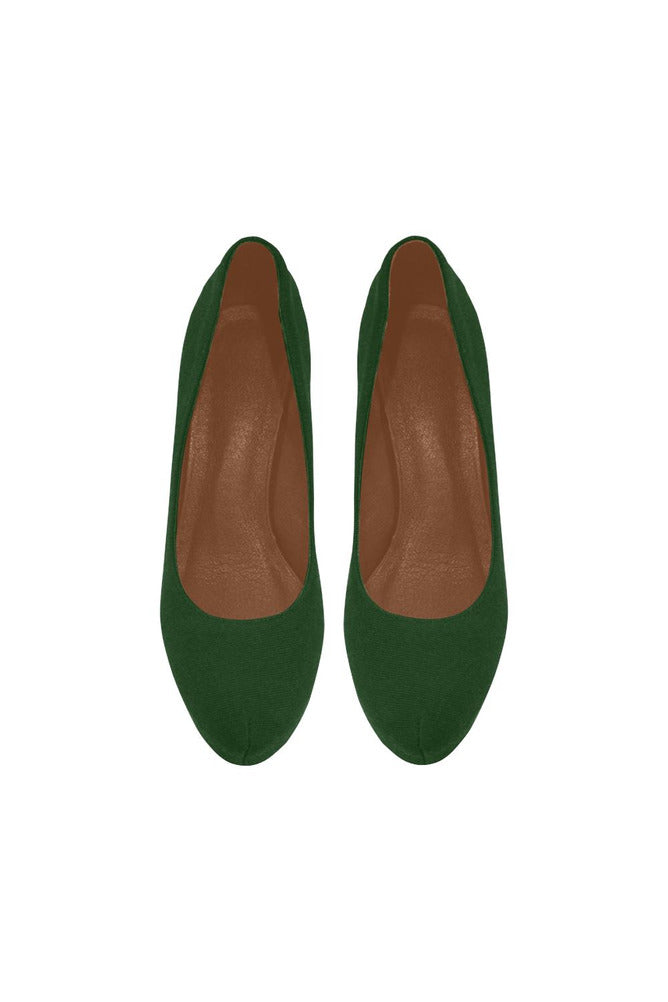 Go Solid Green Women's High Heels - Objet D'Art Online Retail Store