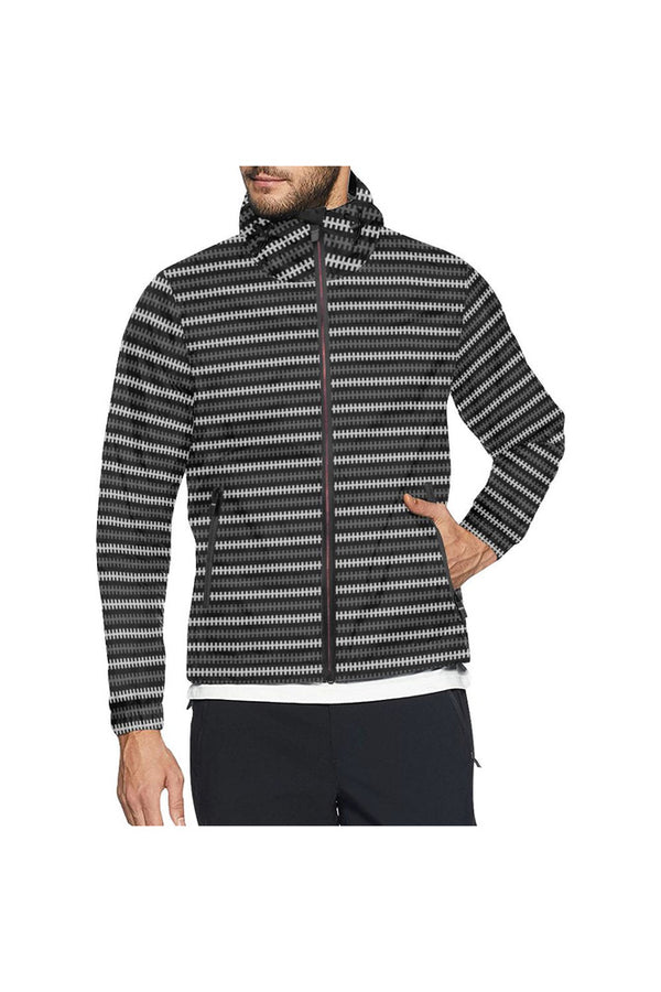 Striped Unisex Windbreaker - Objet D'Art