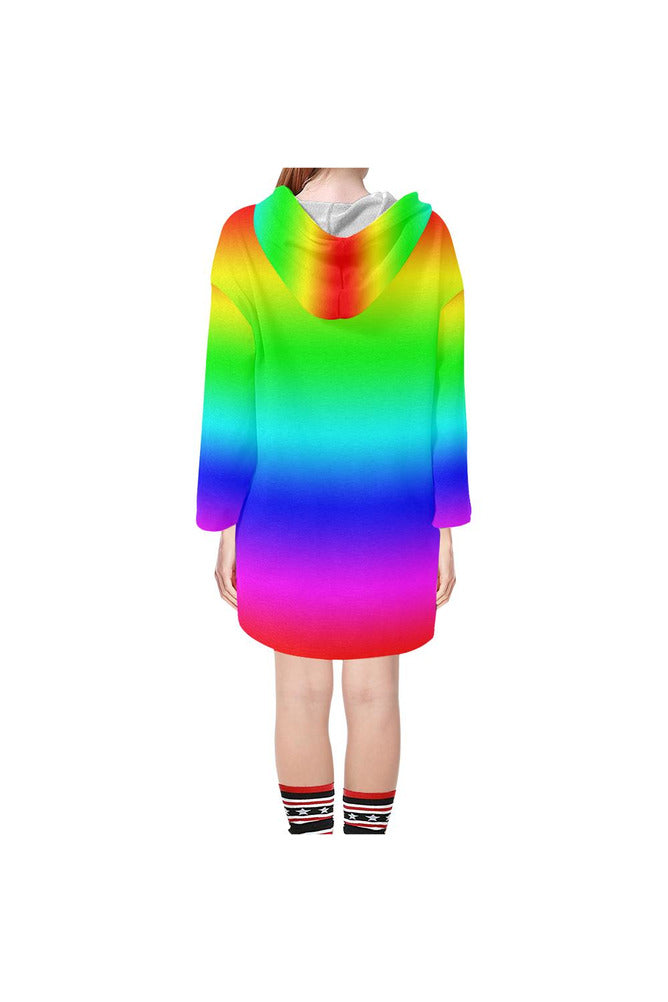 Spectral Step Hem Tunic Hoodie for Women (Model H25) - Objet D'Art