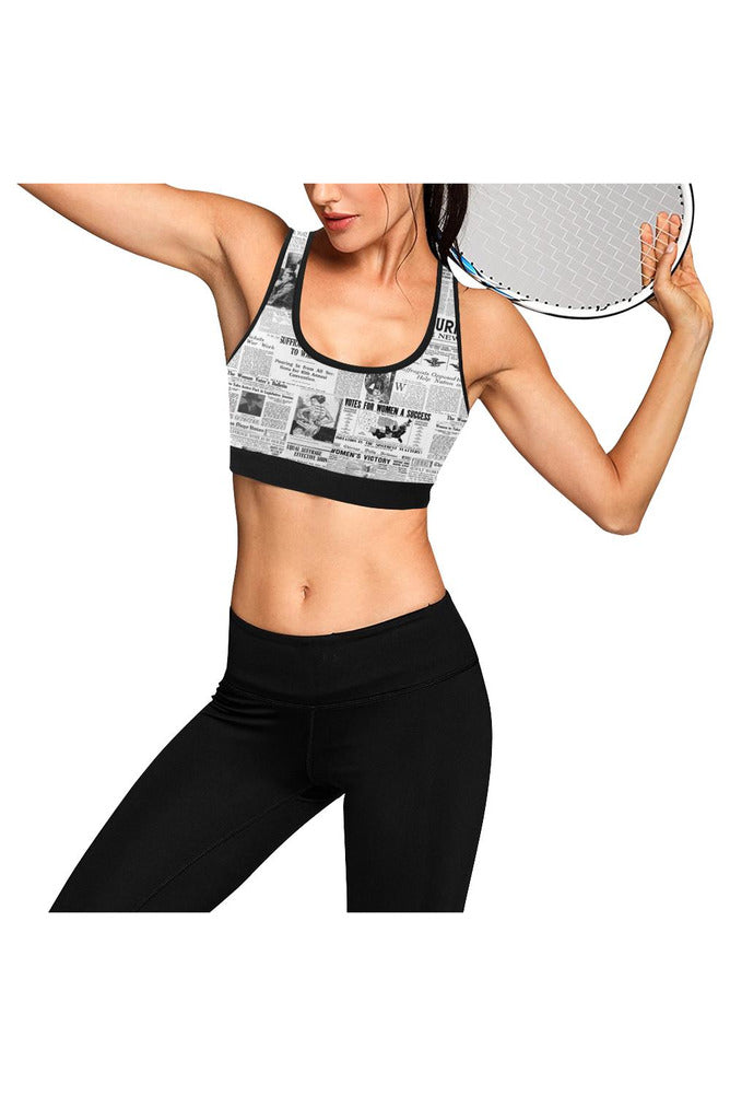 Women's Suffrage Women's Sports Bra - Objet D'Art