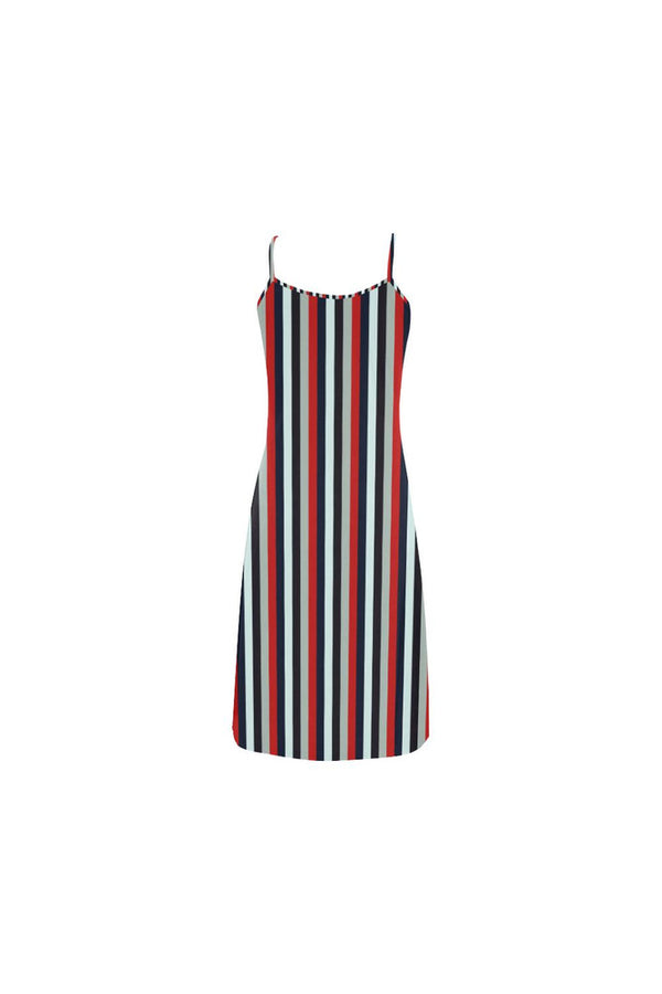 Striped D05 BACK Alcestis Slip Dress (Model D05) - Objet D'Art