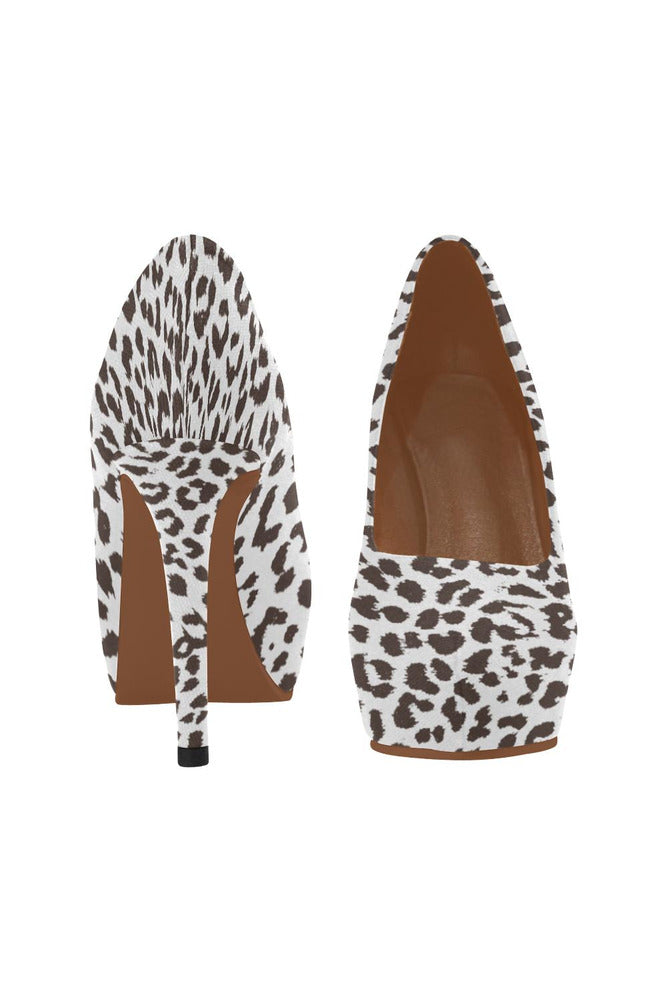 Leopard Brown Women's High Heels - Objet D'Art