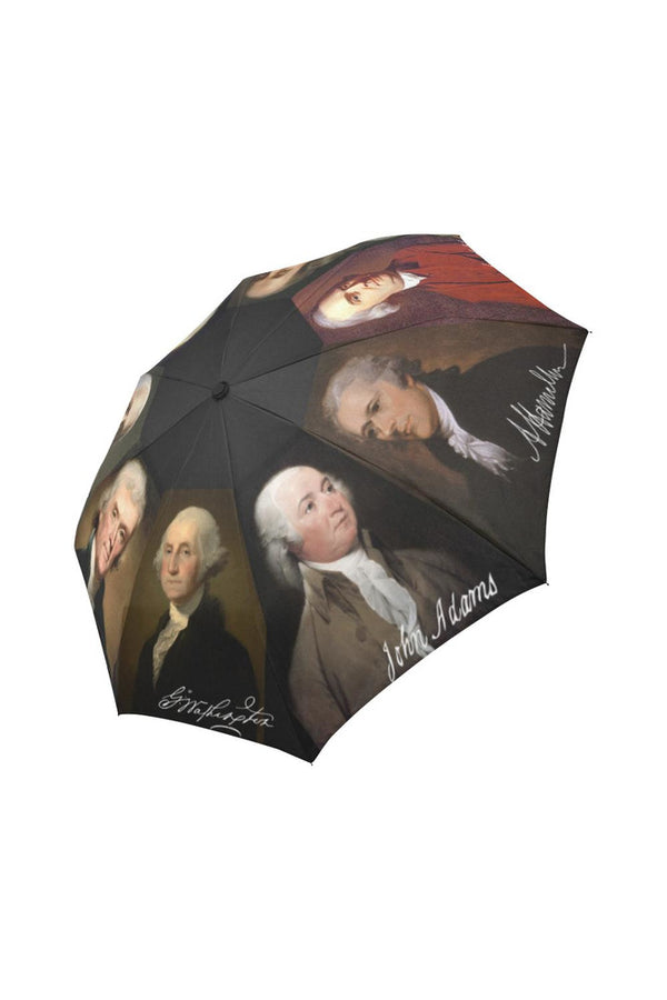 Eight Prominent Founding Fathers Auto-Foldable Umbrella - Objet D'Art