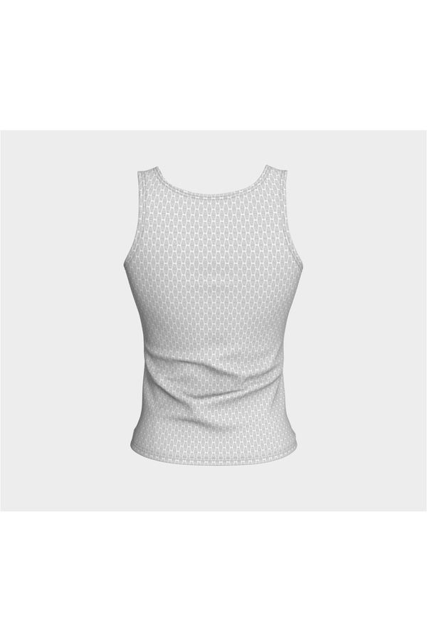 Geo Illusion Fitted Tank Top - Objet D'Art