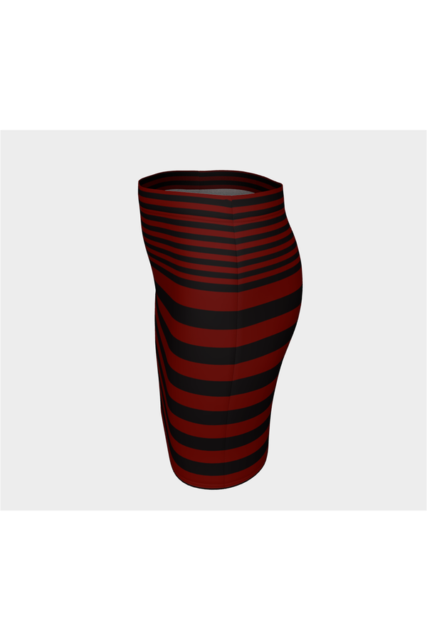 Striped Fitted Skirt - Objet D'Art