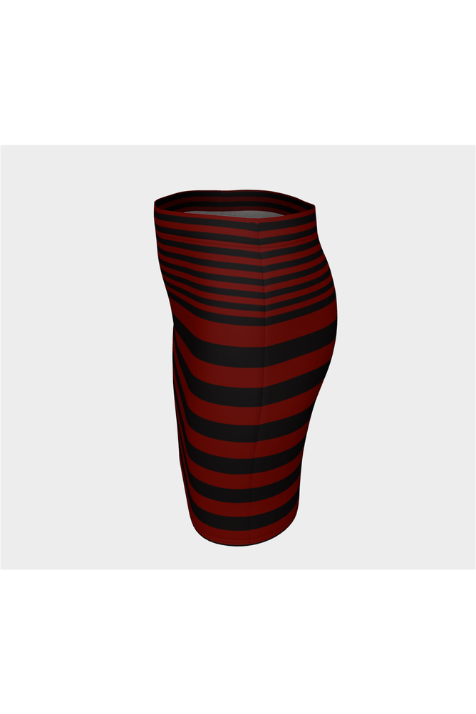 Striped Fitted Skirt - Objet D'Art