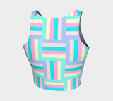 Multicolored Pastel Athletic Crop Top - Objet D'Art