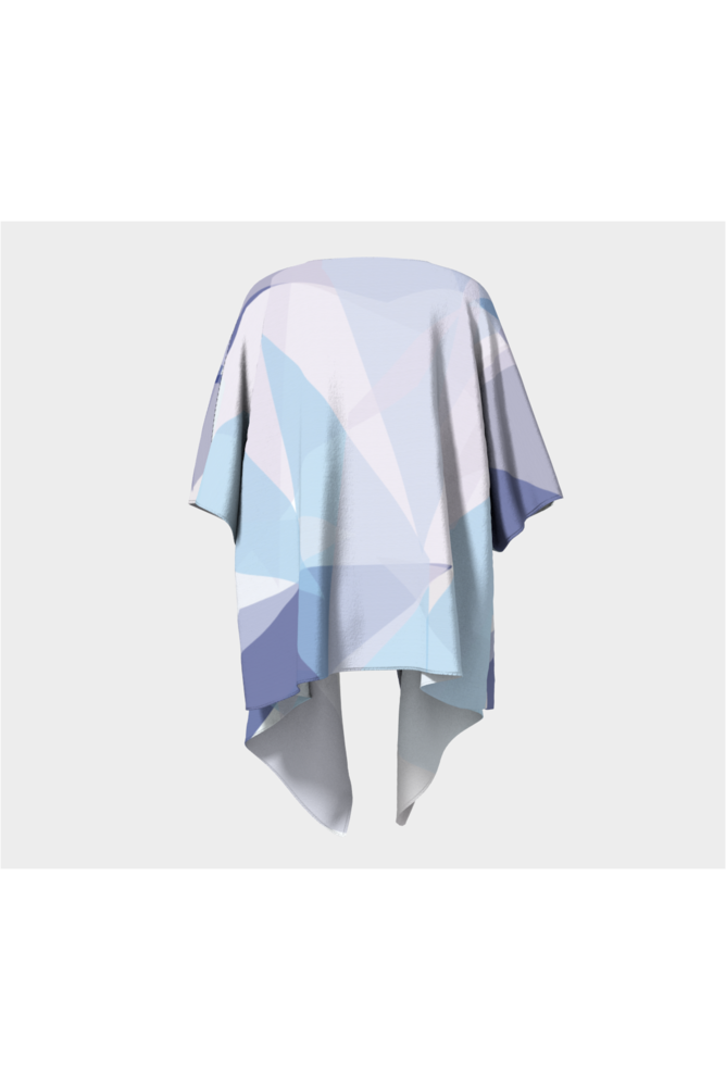 Pastel Film Draped Kimono - Objet D'Art