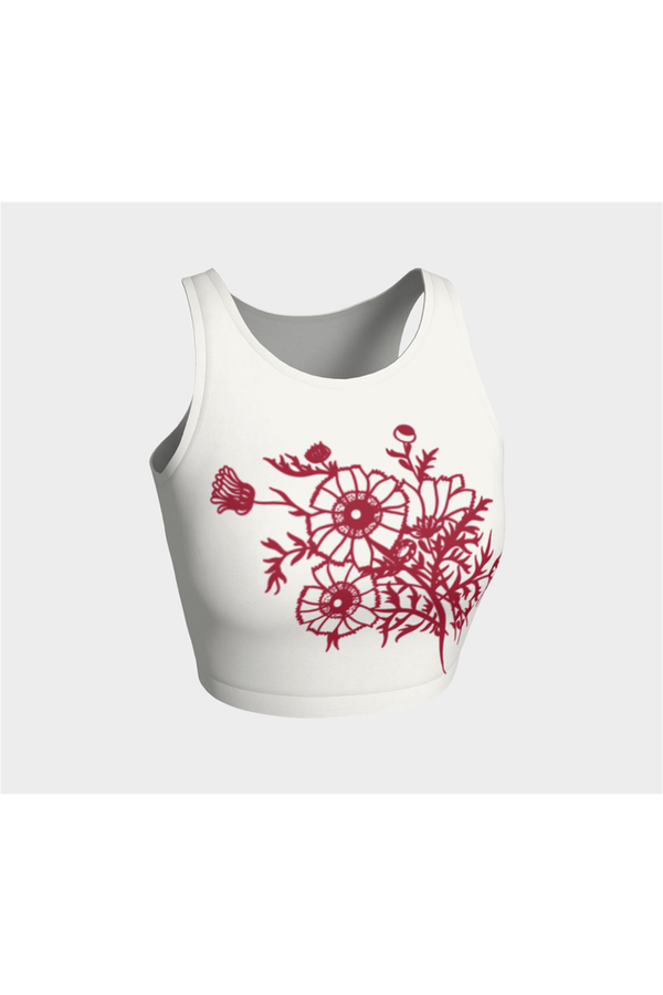 Coral Orange Athletic Top - Objet D'Art