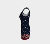 Starry Garden Bodycon Dress - Objet D'Art