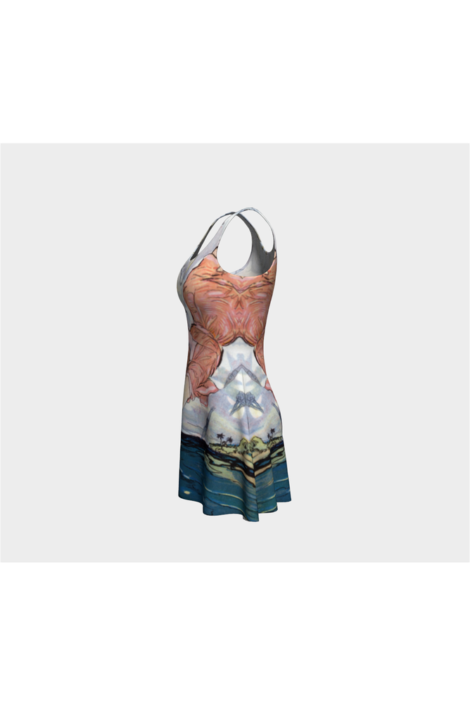 Puck Maine to Florida Flare Dress - Objet D'Art