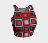 Chess Queen Athleic Crop Top - Objet D'Art