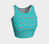 Polka Dot Athletic Crop Top - Objet D'Art