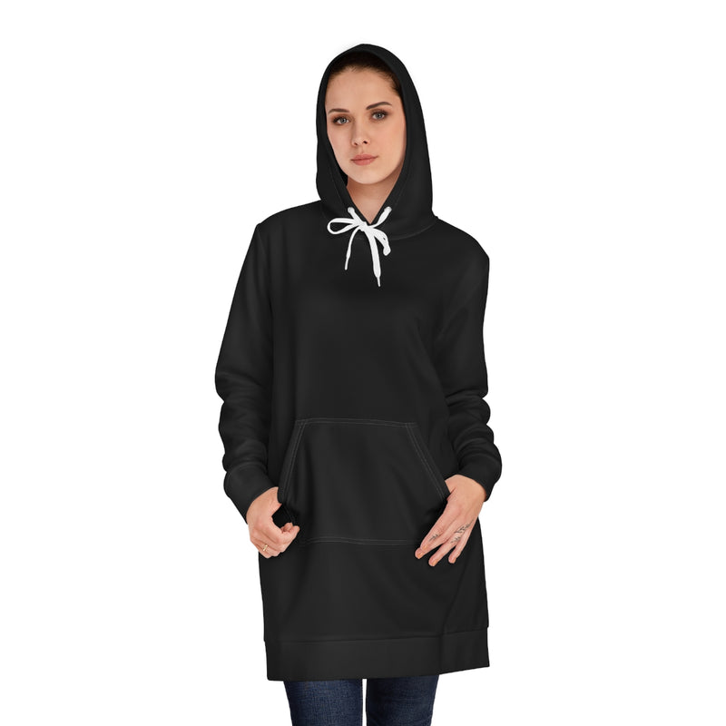 Black Women's Hoodie Dress - Objet D'Art