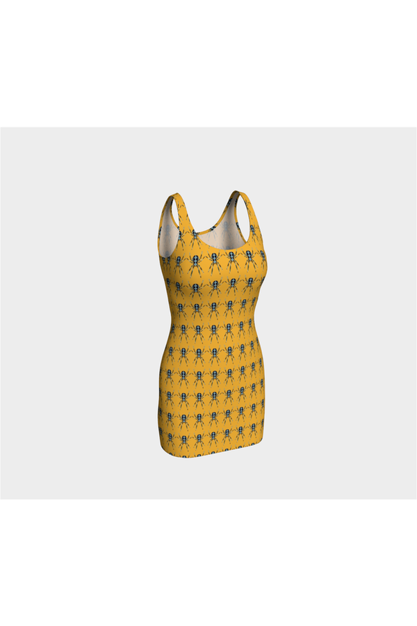 African Rain Spider Body-con Style Dress - Objet D'Art Online Retail Store
