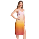 Sunrise Split Thigh V-Neck Cami Dress - Objet D'Art