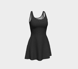 Micro Polkadot Flare Dress - Objet D'Art