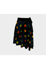 Floral Camo Wrap Skirt - Objet D'Art