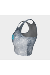 LUNAR SEAS Athletic Crop Top - Objet D'Art