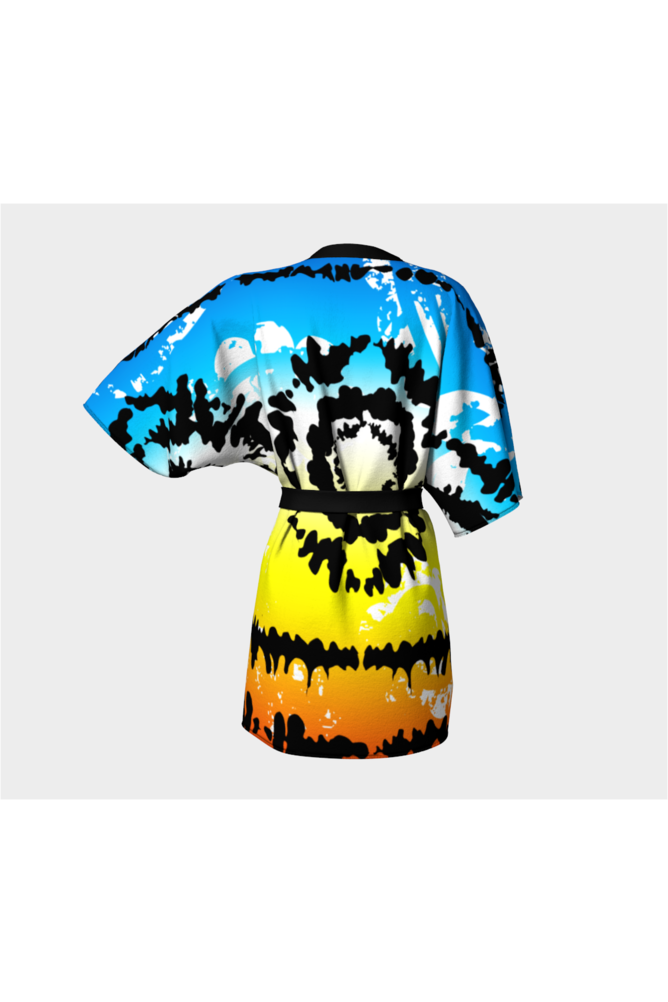 Tie Dye Kimono Robe - Objet D'Art