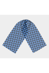 Tessellation Blue Long Scarf - Objet D'Art