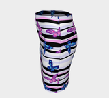 Vague de Papillons Fitted Skirt - Objet D'Art