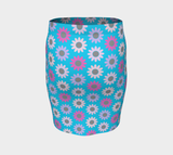 Floral Fitted Skirt - Objet D'Art