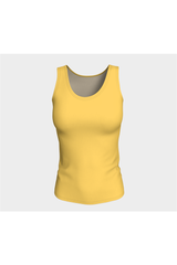 Light Mustard Fitted Tank Top - Objet D'Art