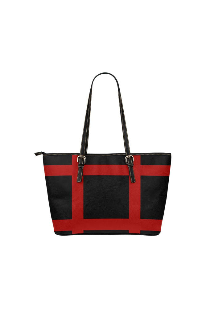 Grid Lock Tote Bag Leather Tote Bag/Small - Objet D'Art