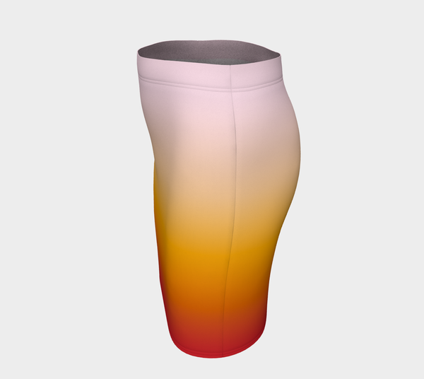 Ombre Style Fitted Skirt - Objet D'Art