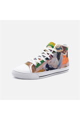 Unisex High Top Canvas Shoes - Objet D'Art