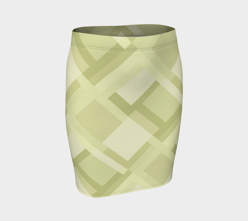 Neo Geo Fitted Skirt - Objet D'Art