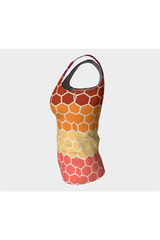 Honey Comb Fitted Tank Top - Objet D'Art