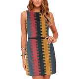 Autumn Eos Women's Sleeveless Dress (Model D01) - Objet D'Art