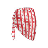 gingham red print Beach Sarong Wrap - Objet D'Art