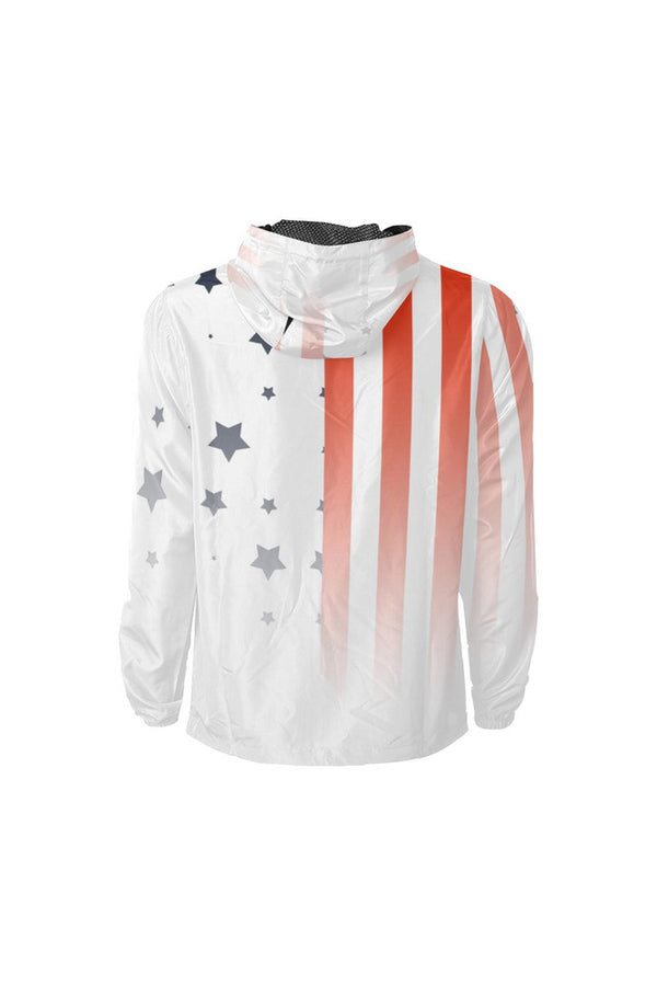 Star Spangled Cover All Over Print Windbreaker for Men (Model H23) - Objet D'Art