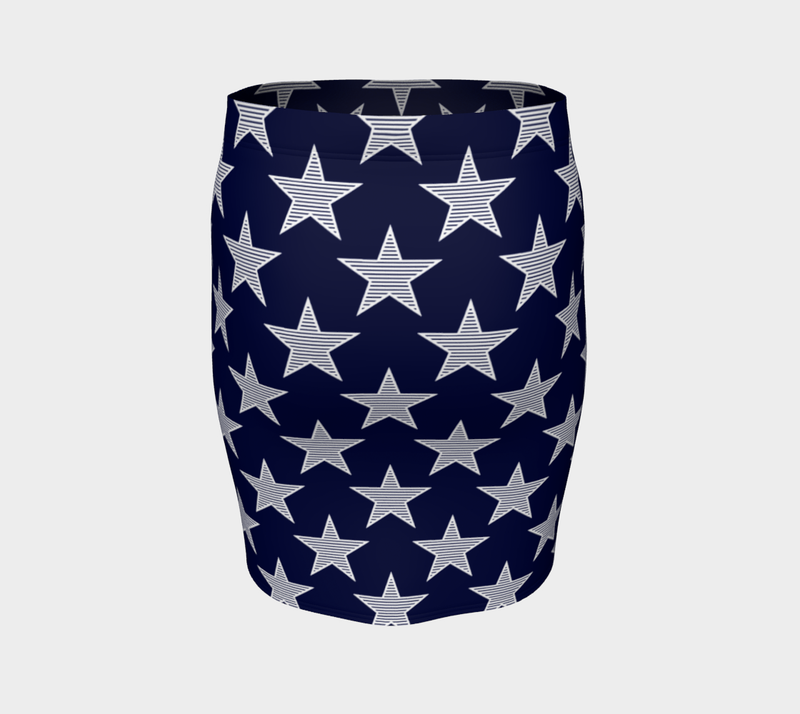 Stars Fitted Skirt - Objet D'Art