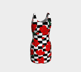 Floral Ratio Bodycon Dress - Objet D'Art