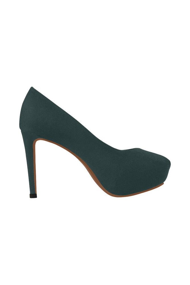 Woodland Green Women's High Heels - Objet D'Art