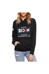 AMERICAN FLAG BIDEN All Over Print Hoodie for Women (USA Size) (Model H13) - Objet D'Art