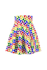 Rainbow Women's Skater Skirt - Objet D'Art